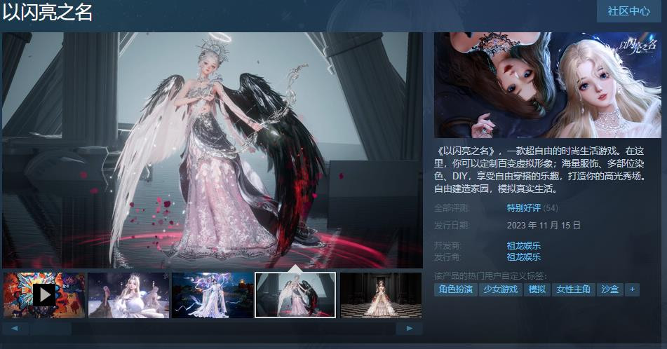 《以闪亮之名》免费上线Steam 综合评价“特别好评”